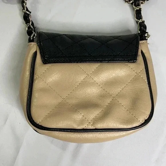 Aldo Black Cream Crossbody Purse - Picture 3 of 14